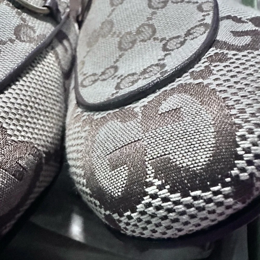 ❤️ NIB Gucci Princetown Mule – Macro GG Canvas, Size 38, With Box & Dust Bags - Picture 11 of 11